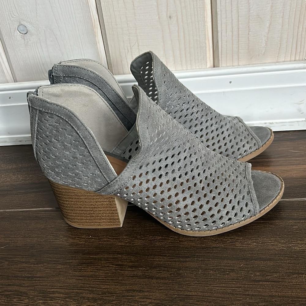 J Adams suede  ankle boots 6.5